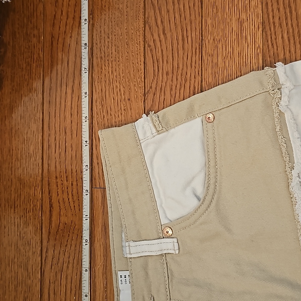 Color Block Alternating Patch Pants - image 4